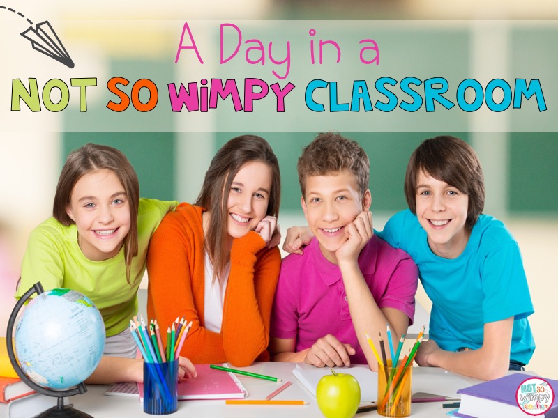 Diary of a Not So Wimpy Teacher A Day in a Not So Wimpy Classroom How