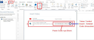 Memasukan Video Ke Ms Word