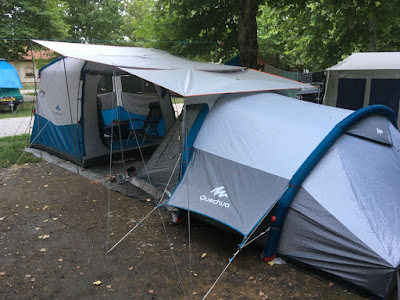 Pole kempingowe namiotowe Lipóti Termál Camping w Lipot na Węgry, parcel 48