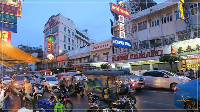 Chinatown em Bangkok, na Tailândia