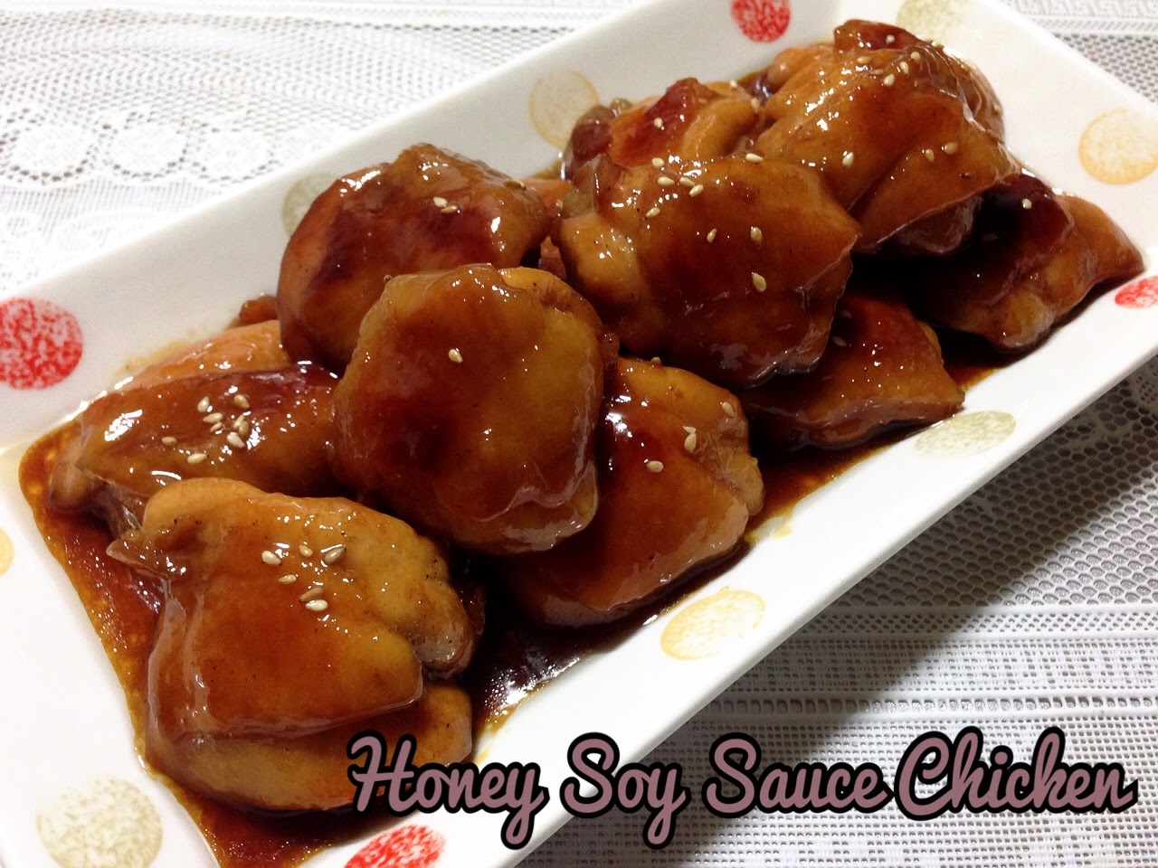 MinJi's Kitchen Honey Soy Sauce Chicken