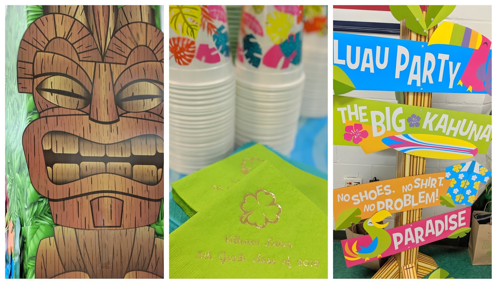 Graduation Luau Simply Sprout