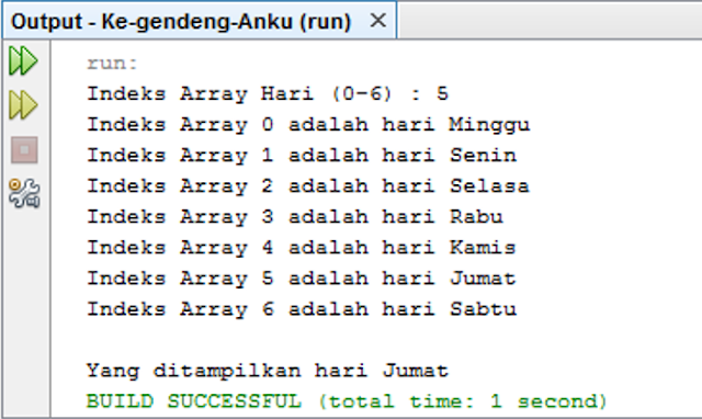 Cara Menggunakan Array Pada Java - Ke-gendeng-Anku