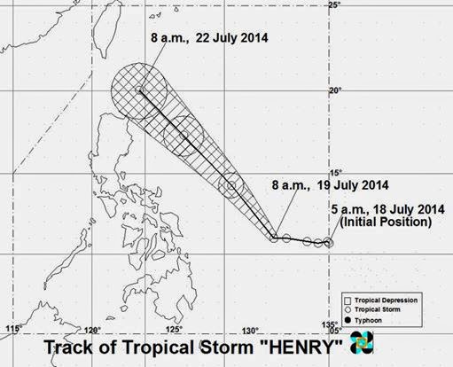 PAGASA releases 'Bagyong Henry' weather update | July 19, 2014