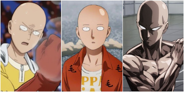 One Punch Man Saitama emotion