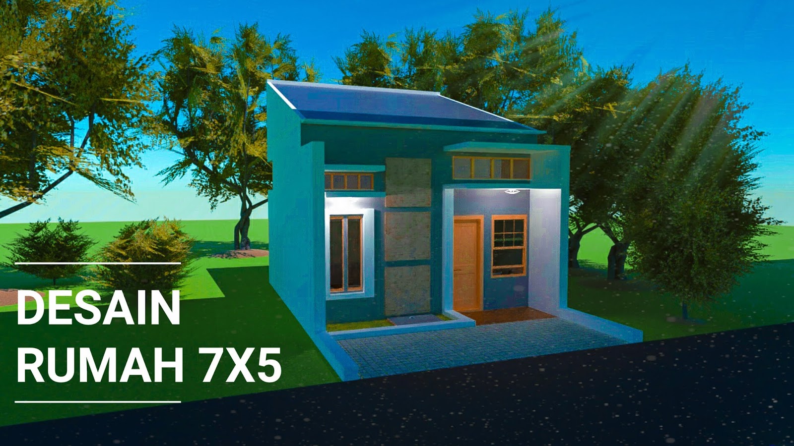 Desain Rumah 7x5 Ala Perumahan