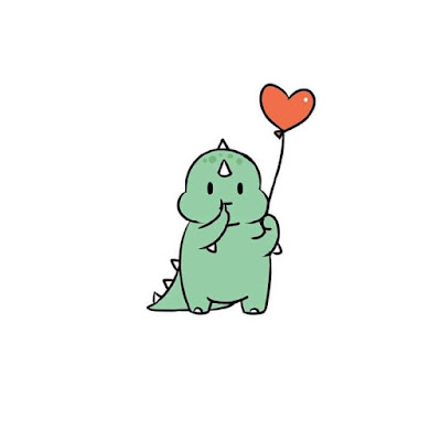 Kumpulan Gambar Dino Merah Pink Hijau Lucu Untuk Foto Profil Yang Viral