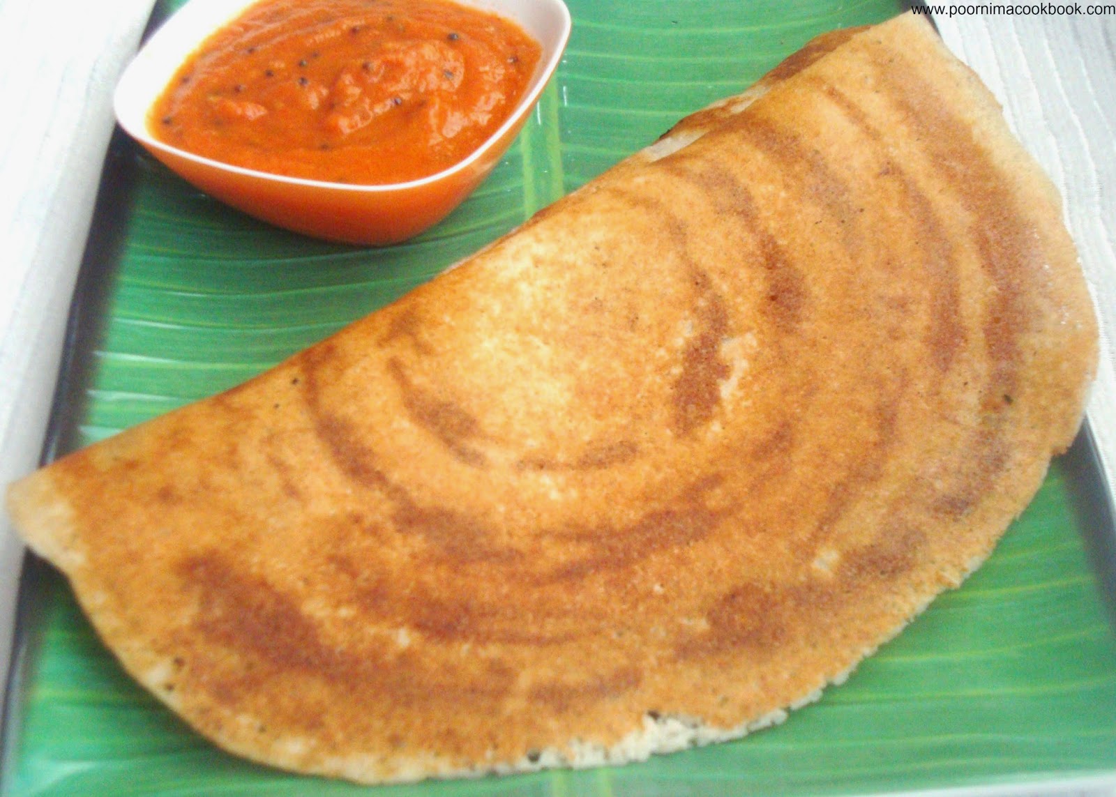 Poornima's Cook Book Thinai Dosai / Foxtail Millet Dosa