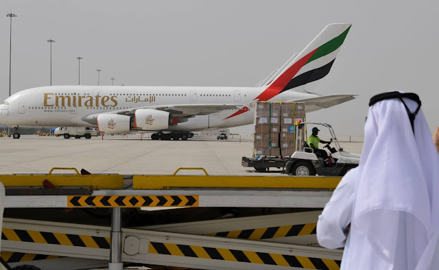 Has the Emirates airline resumed its flight operations?