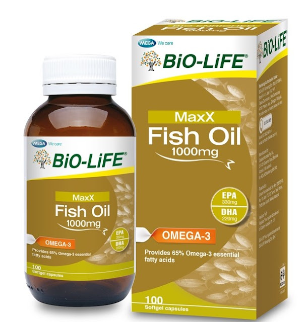 Omega-3 Important For Our Heart, Brain and Eyes, Bio-Life, MaxX Fish Oil 1000mg, Bio-Life Fish Oil, Omega 3