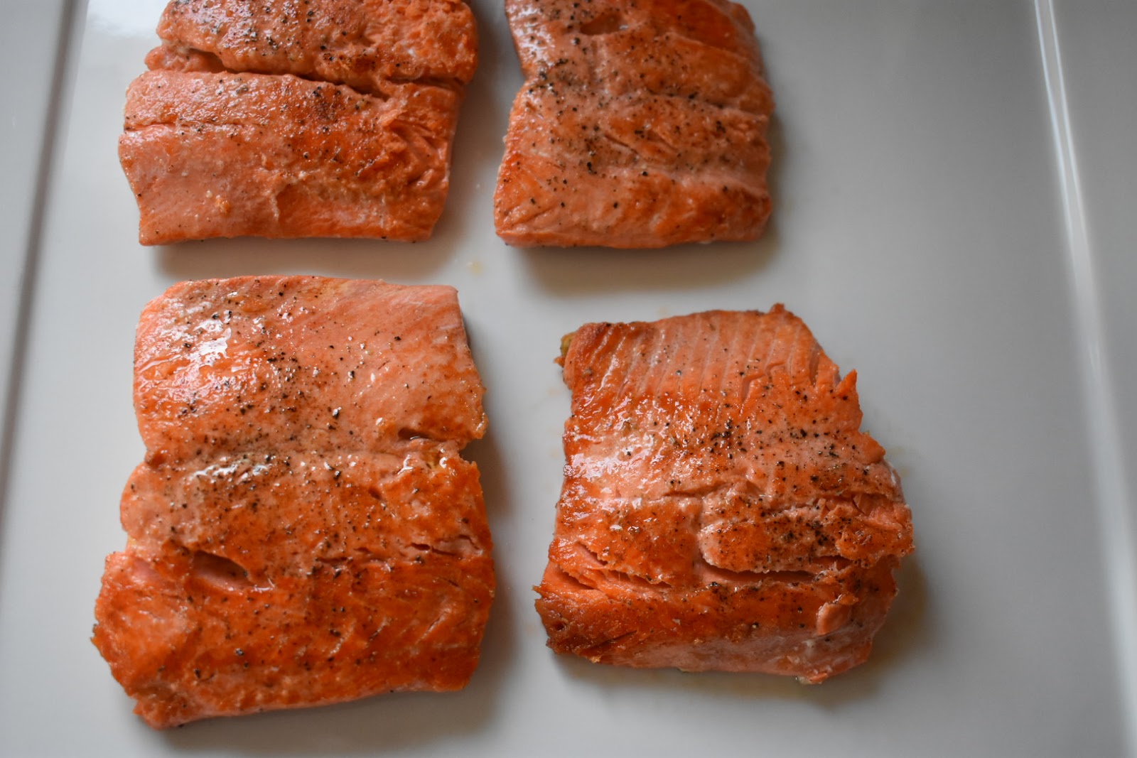 PanSeared Salmon with Macadamia Nut Pesto Chef Jen