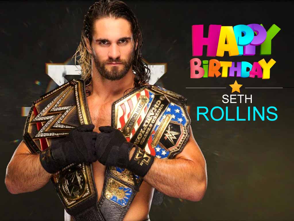 Smartpost: Free Download: Seth Rollins | WWE Famous Wrestler Birthday