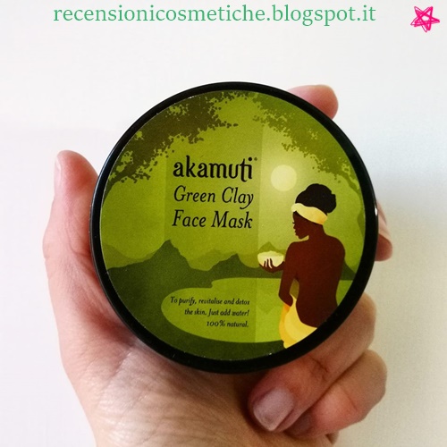 Akamuti - Maschera Viso Argilla Verde