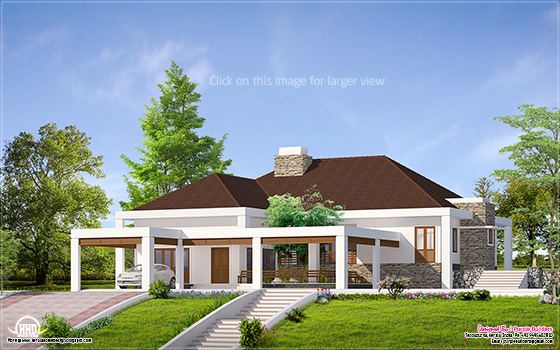 single storey house