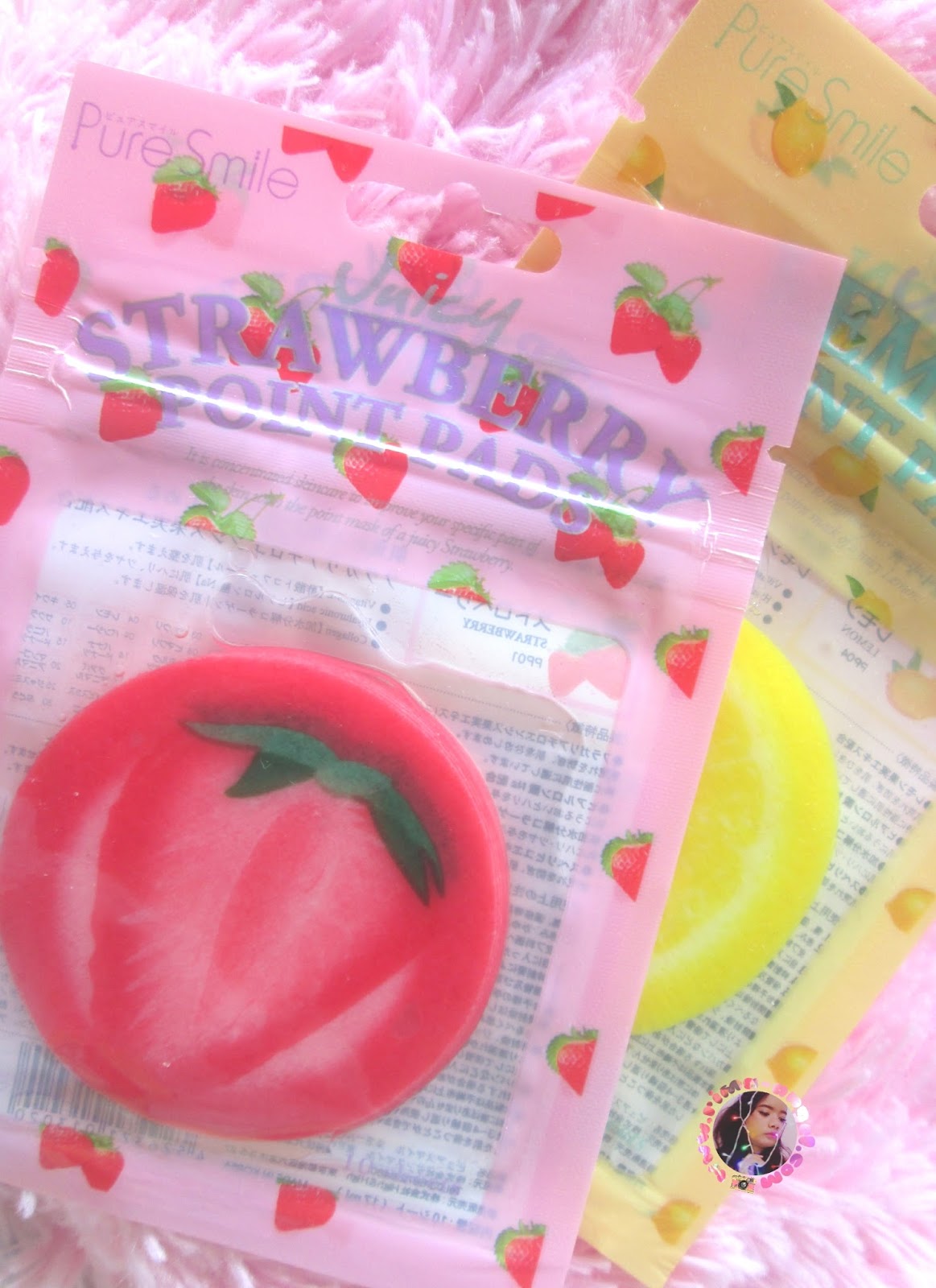 Review Pure Smile Juicy Point Pads Strawberry and Lemon