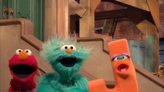 Sesame Street Episode 4306 The Letter G Song, elmo, rosita, letter j