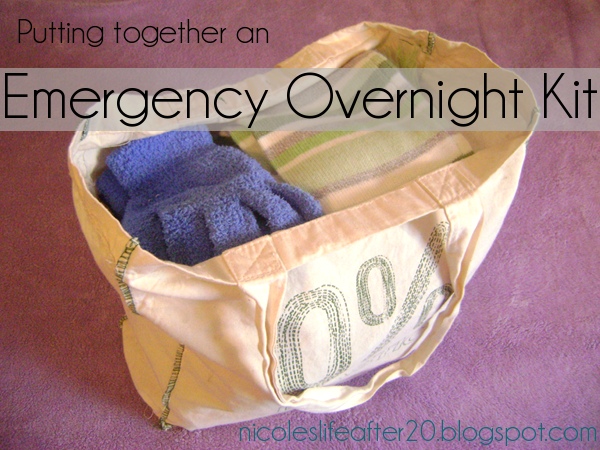 A Living Sacrifice: My Emergency Overnight Kit