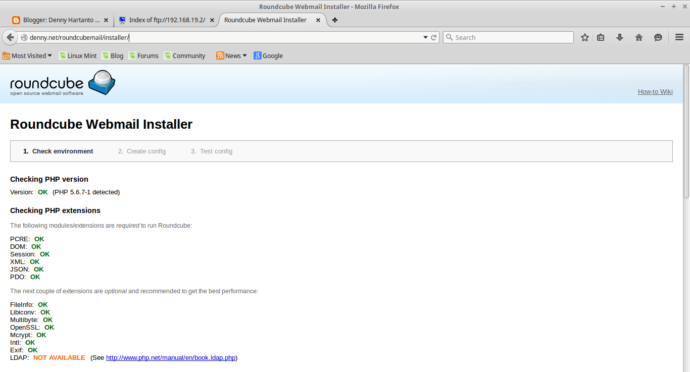 Roundcube timeweb