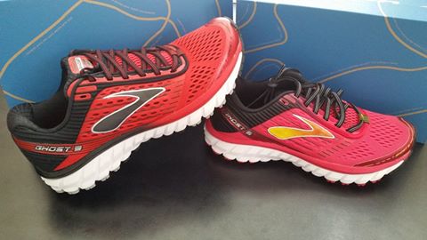 brooks ghost 9 rosso