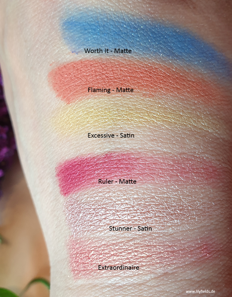 L'Oreal Color Queen Oil Shadows und Paradise Mascara Lilyfields