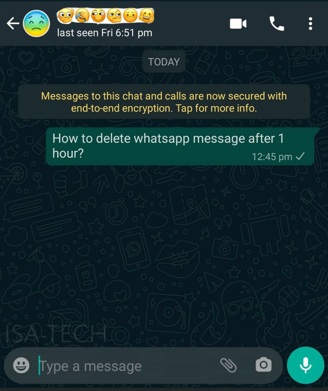 How to Delete a WhatsApp Message Anytime