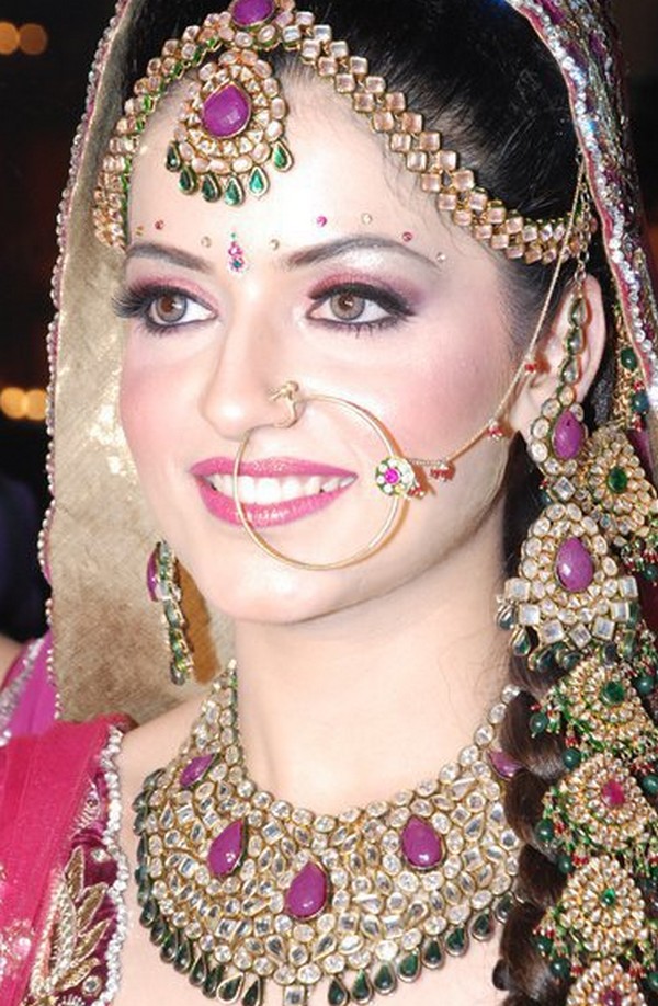 Fashion Of Life Style Indian Bridal Nose Ring Nath