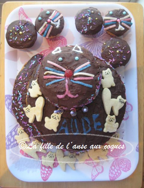La Fille De L Anse Aux Coques Gateau D Anniversaire Chat 2
