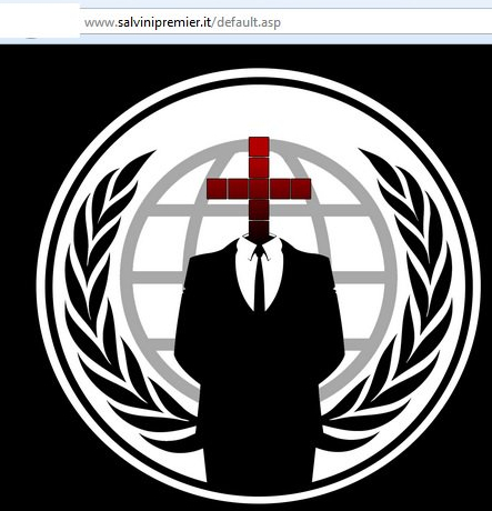 Hackerato da AnonPlus il sito di Matteo Salvini della Lega e su Facebook