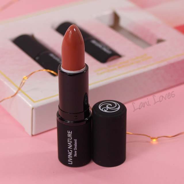 Living Nature Lipstick - Precious Swatches & Review