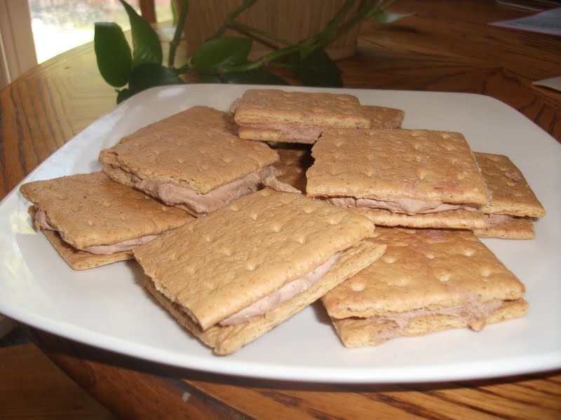 Recipe Reviews with Jen Graham Cracker Pudding Sandwiches