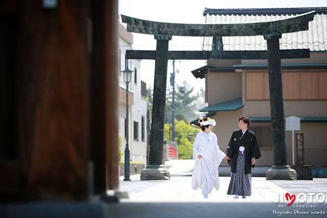 三重県桑名市の桑名宗社・春日神社での挙式撮影