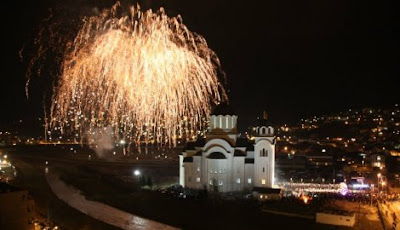 Christmas Eve in Valjevo, Serbia
