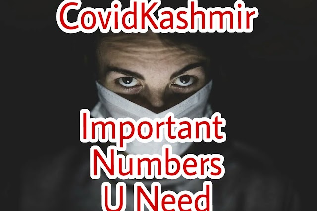 CovidKashmir : List of Expert Doctors You Need For Online Medical Advices During Lockdown