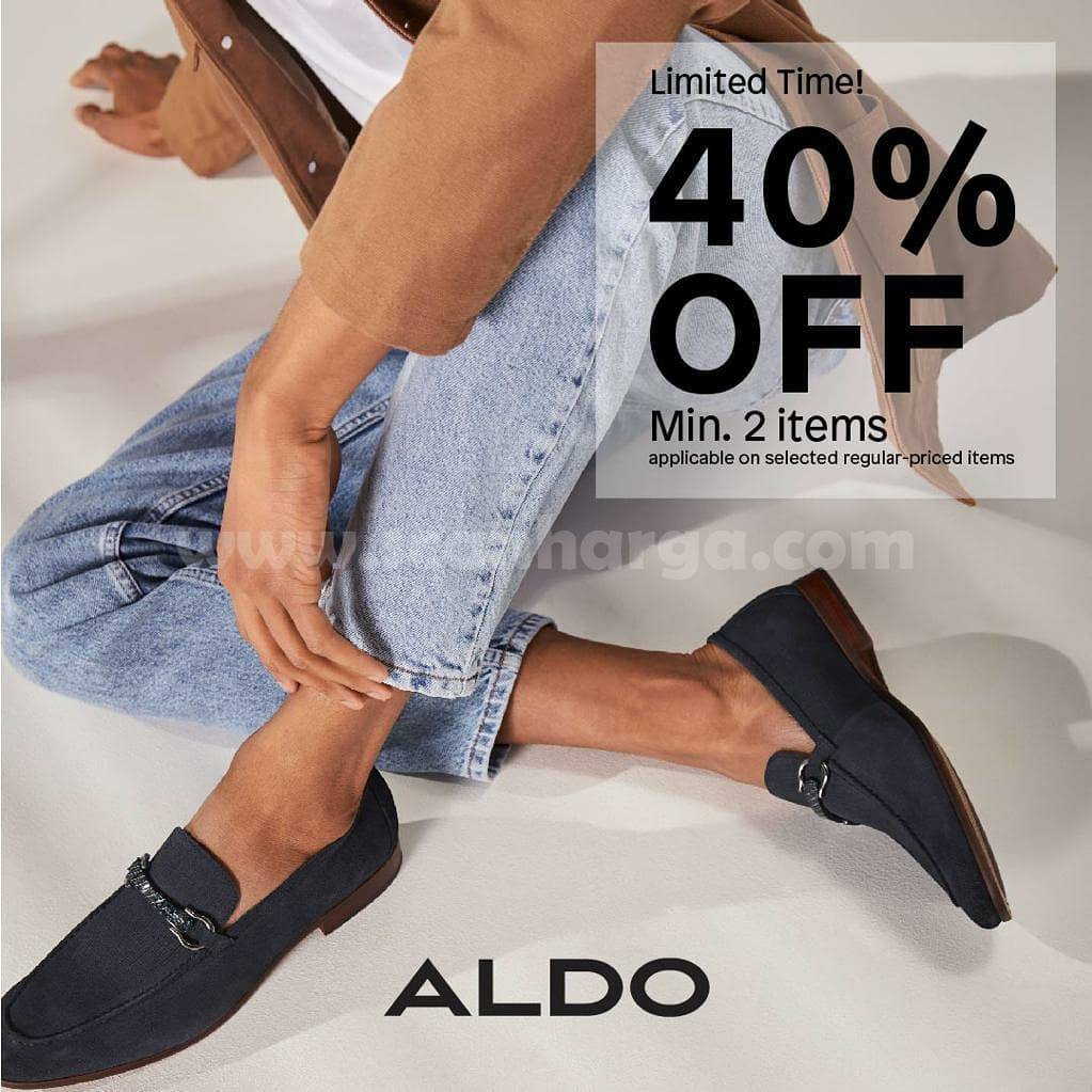 ALDO SHOES Promo Limited Time! Get Disc 40 Off For Min 2 Items scanharga