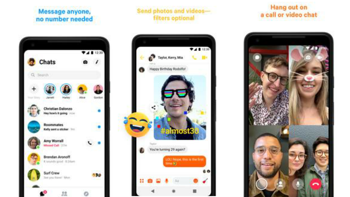 Facebook Messenger Latest Version Download Apk Social App MASK TECH AR