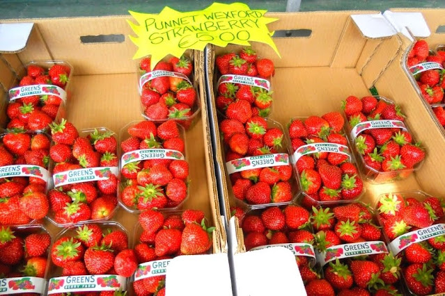 Wexford strawberries on an Ireland road trip itinerary to Waterford and Wexford