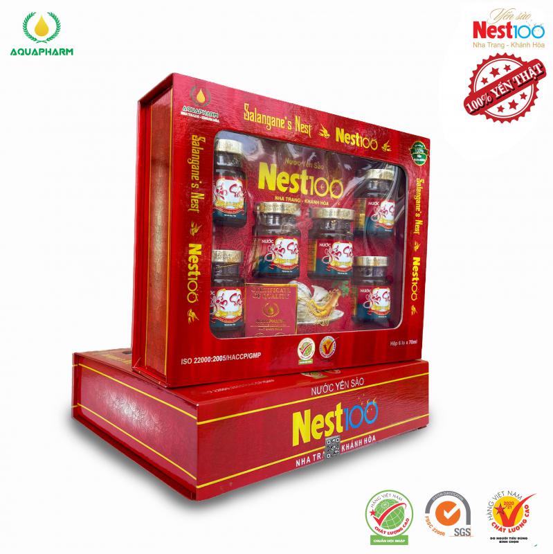 [Aquapharm] Yến Sâm – Hộp 6 Lọ 70ml