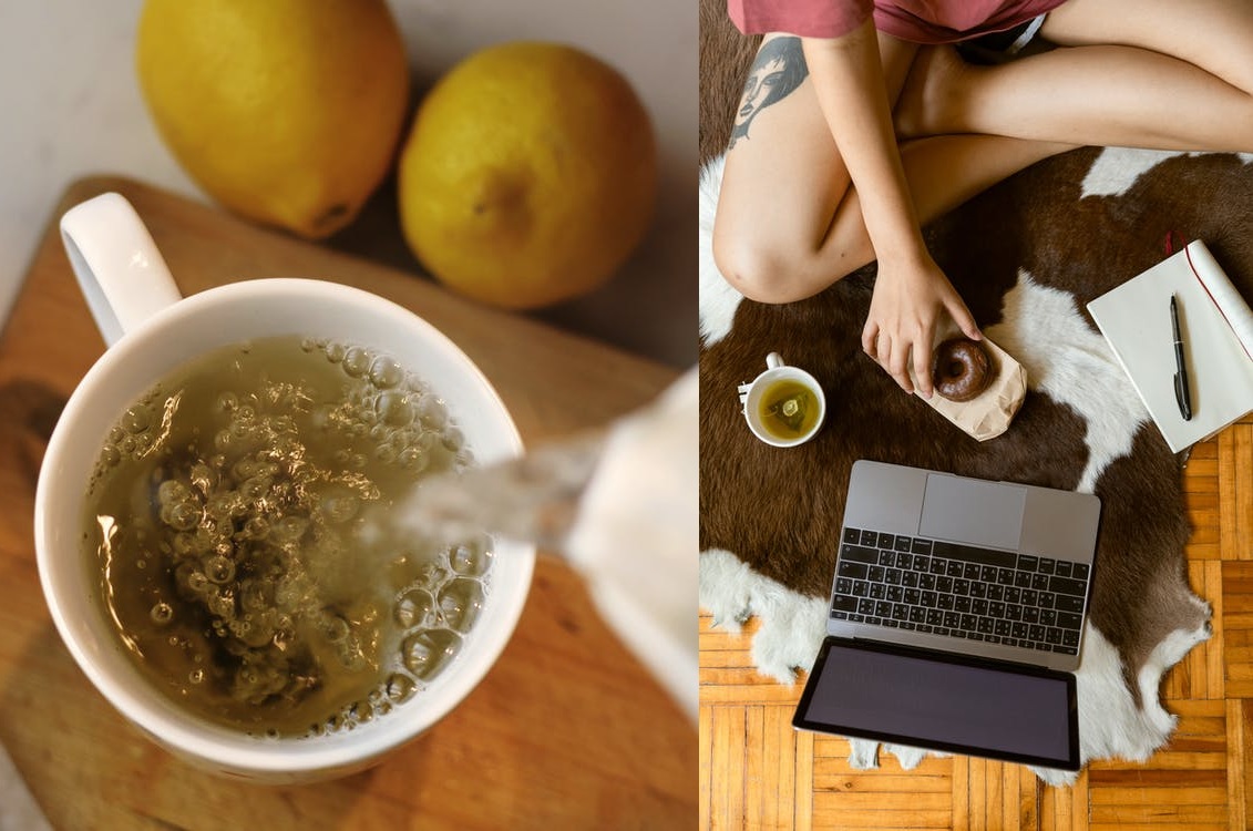 DRINK GREEN TEA BEFORE SLEEPING