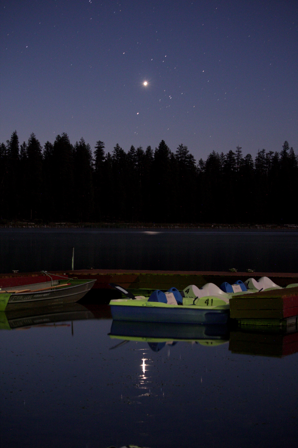 La Pine Observatory Comet NEOWISE on South Twin Lake, La Pine, Oregon