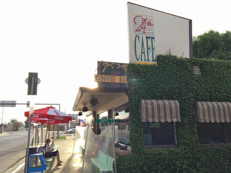 Pumpkin Pancakes at the 24th Street Cafe