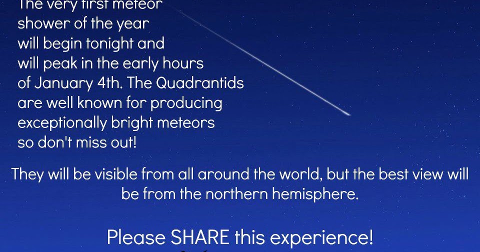 Astronomy Israel Quadrantid's Meteor Shower Peaks January 34