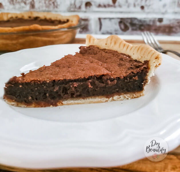 Easy Homemade Chocolate Fudge Pie DIY Beautify Creating Beauty at Home