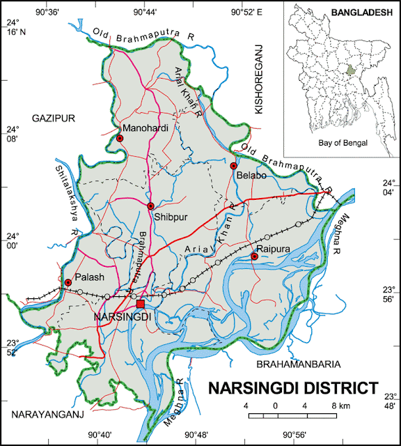 Maps of Bangladesh Narsingdi District