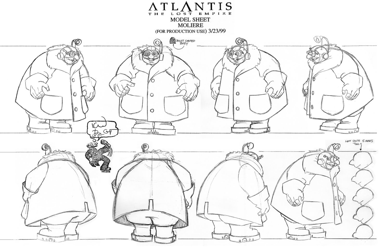 Living Lines Library: Atlantis - The Lost Empire (2001) - Characters