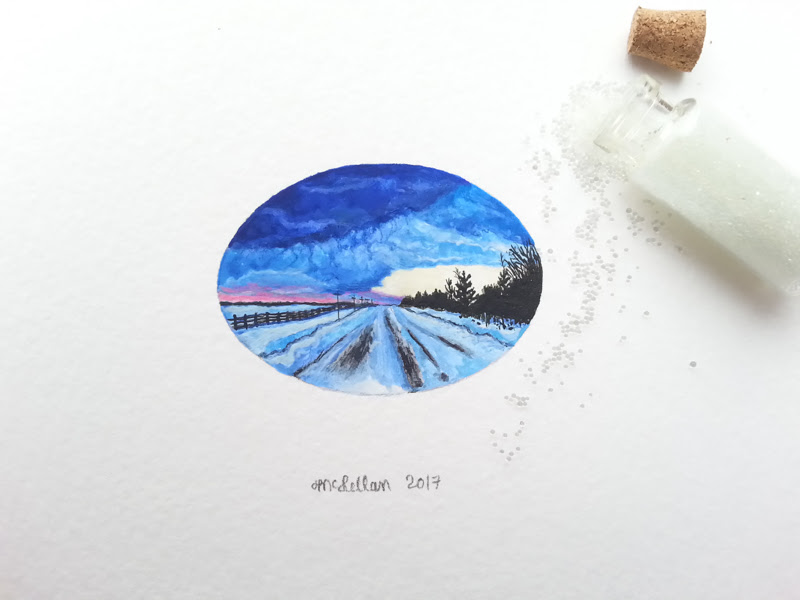 Miniature Paintings by Christine Marie McLellan from USA.