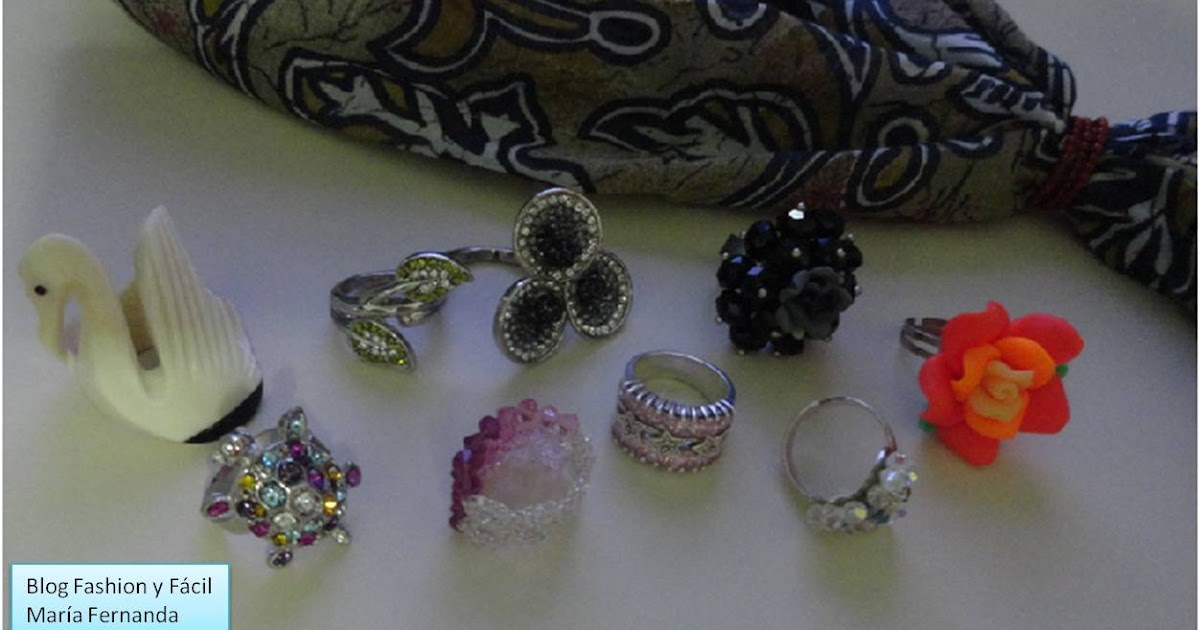 Fashion y Fácil DIY: ¿Cómo convertir tus anillos en accesorios para (Ideas to use rings neck handkerchiefs)