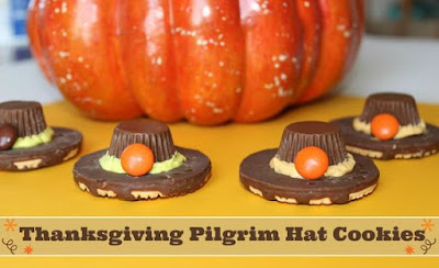 One Momma Saving Money: Thanksgiving Pilgrim Hat Cookies #Recipe
