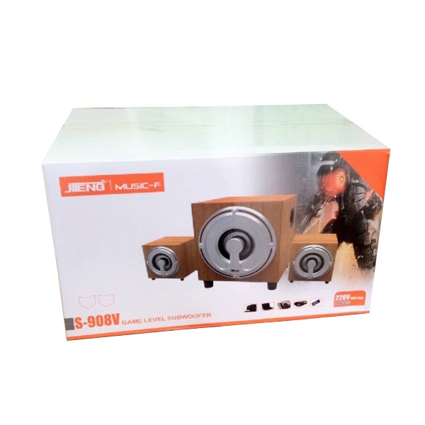 Loa Bluetooth JITENG JT-908V (Đen, Vàng)