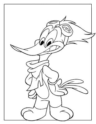 Woody Woodpecker Coloring Pages
